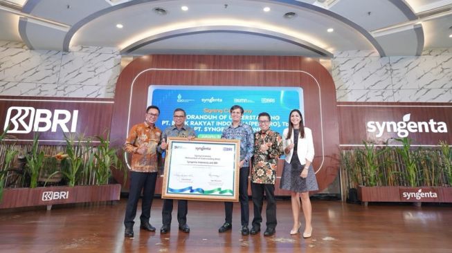 Dukung Pembiayaan Petani, BRI Kolaborasi dengan Syngenta Indonesia melalui CENTRIGO Farming Ecosystem