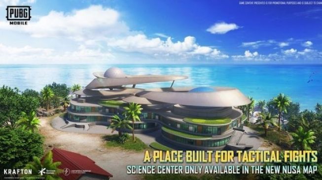 Tampilan Science Center di peta Nusa PUBG Mobile. (Instagram / @pubgmobile)