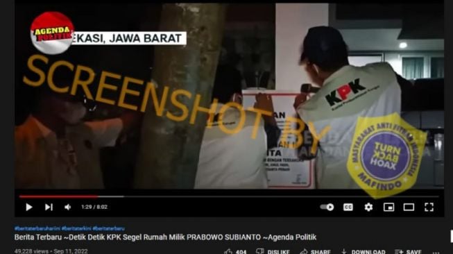 Heboh Rumah Prabowo Subianto Disita KPK, Begini Faktanya