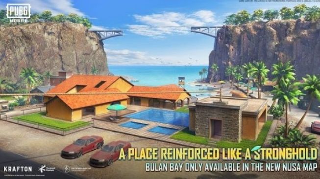 Tampilan Bulan Bay di peta Nusa PUBG Mobile. (Instagram / @pubgmobile)