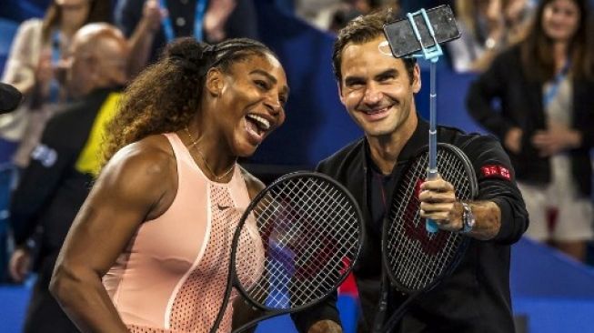 Roger Federer Umumkan Gantung Raket, Serena Williams: Selamat Datang di Klub Pensiunan