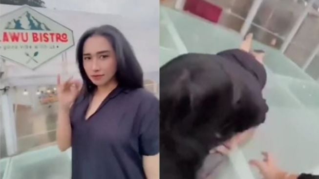 Asyik Bikin Video Liburan dengan Teman, Perempuan Ini Malah Terjungkal