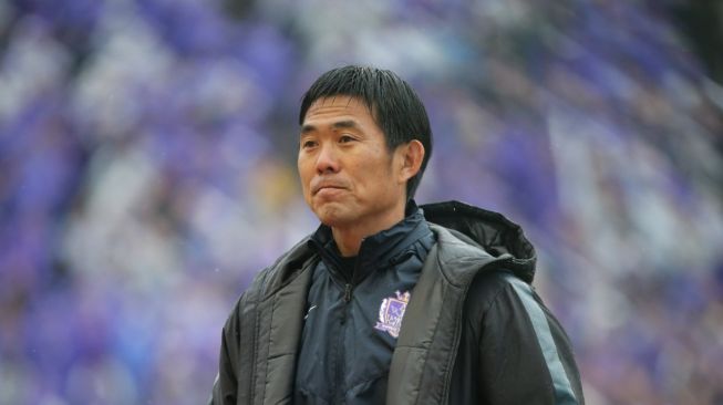 Pelatih Sanfrecce Hiroshima, Hajime Moriyasu. [J league]