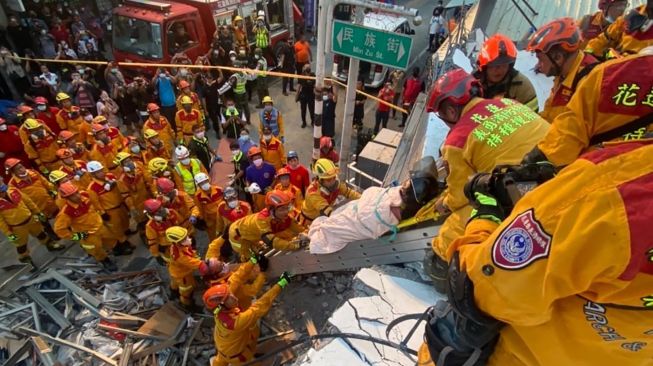 70 Gempa Susulan Setelah Gempa 6,8 M di Taiwan