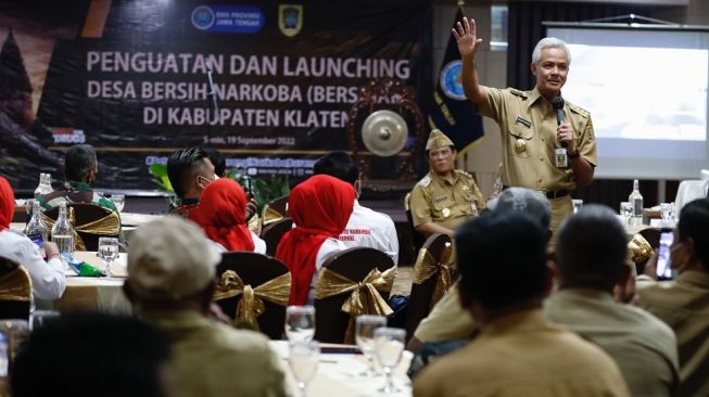 Ciptakan Generasi Muda Kreatif dan Produktif, Ganjar Launching Desa Bersih Narkoba