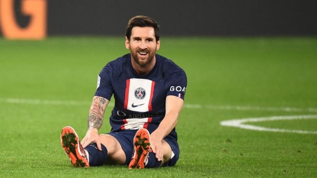 Penyerang PSG, Lionel Messi. [Olivier CHASSIGNOLE / AFP]