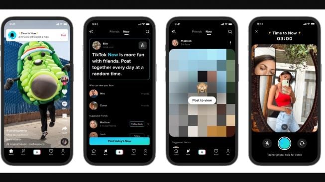 TikTok Now hadir di Indonesia. [TikTok Indonesia]