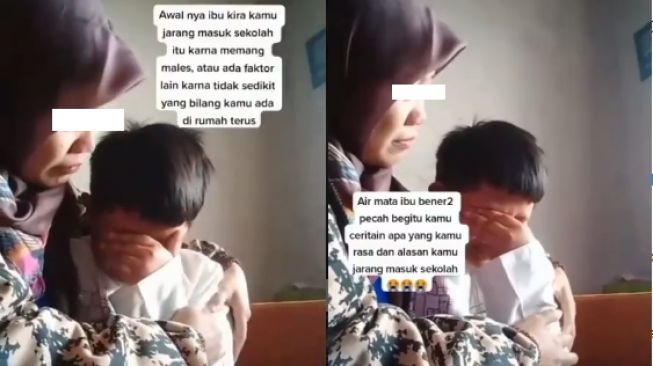 Nyesek! Guru Temui Murid yang Sering Absen, Alasan Tak Bisa Sekolah Bikin Mewek