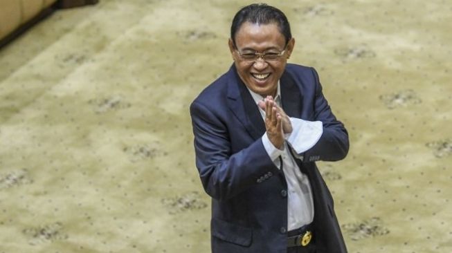 Calon anggota Badan Pemeriksa Keuangan (BPK) Ahmadi Noor Supit mengikuti uji kelayakan dan kepatutan oleh Komisi XI DPR di Kompleks Parlemen Senayan, Jakarta, Senin (19/9/2022) [Suara.com/ANTARA]