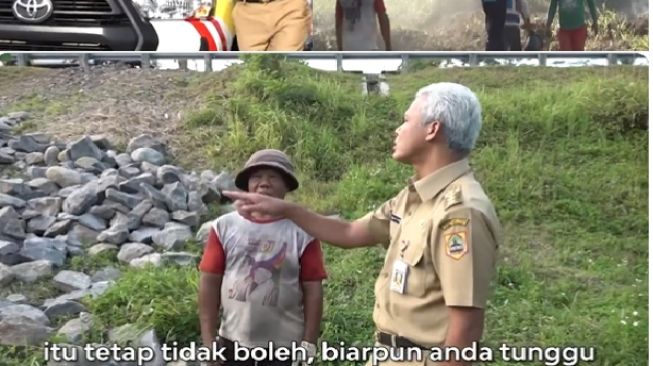 Turun ke Jalan, Ganjar Pranowo Labrak Warga yang Bakar Jerami di Sekitar Tol