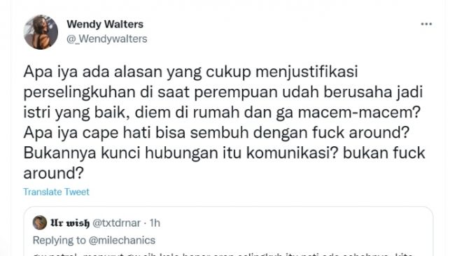 Wendy Walters Tanggapi Isu Perselingkuhan Reza Arap, Netizen Jadi Tambah Yakin