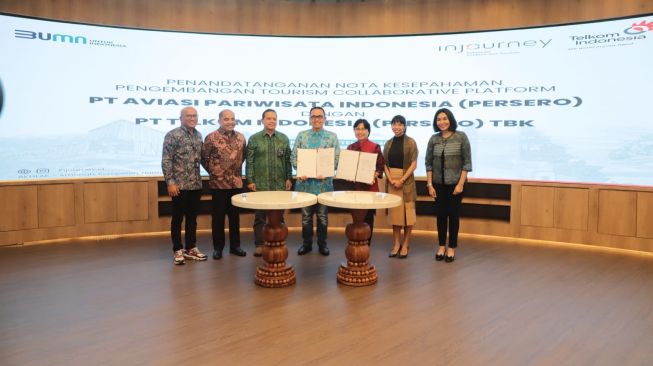 Genjot Digitalisasi Ekosistem Pariwisata, Telkom dan Injourney Kembangkan Tourism Collaborative Platform