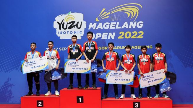 Daftar Juara Magelang Open 2022, PB Djarum Dominasi Podium