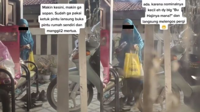 Ngawur! Nenek Pengemis Asal Buka Pintu Rumah Warga Langsung Main Selonong Aja, Tuai Pro Kontra