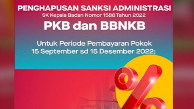 Sanksi Administrasi Pajak Daerah 2022 Resmi Dihapus, Wajib Pajak Diminta Memanfaatkannya