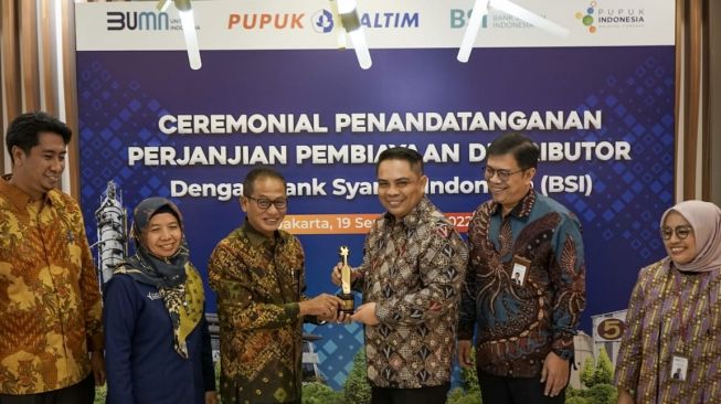 Jalin Kerjasama Pembiayaan dengan BSI, Pupuk Kaltim Beri Distributor Kemudahan Akses Permodalan