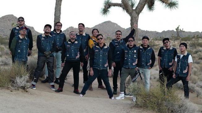 9 Potret Geng The Prediksi Riding di Amerika, Lakukan Perjalanan Selama 9 Jam Menggunakan Motor Gede