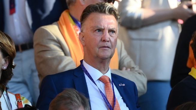 Pelatih Timnas Belanda, Louis van Gaal. [FRANCK FIFE / AFP]