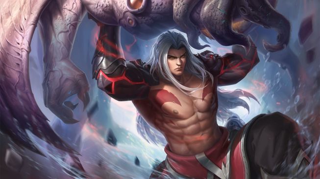 Tampilan hero Badang di Mobile Legends. (Moonton Games)