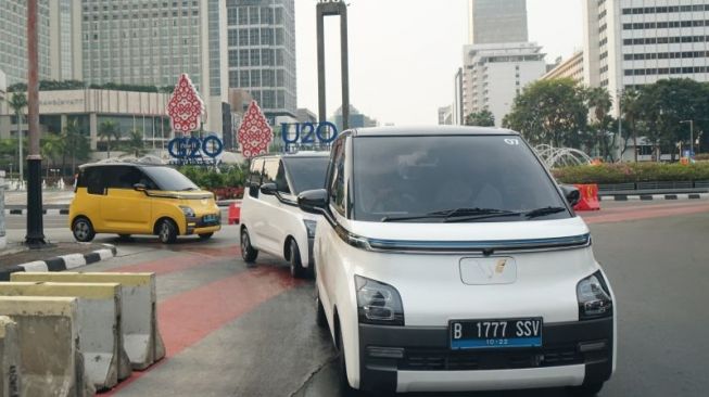 Harga Wuling Air ev di Indonesia mulai Rp 238 juta. [Antara]