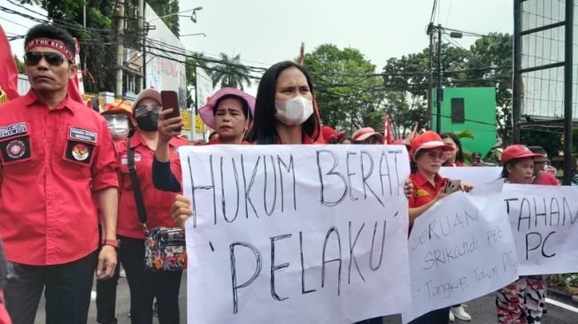 Kejati Lampung Didemo Pemuda Batak, Didesak Beri Keadilan ke Brigadir Josua