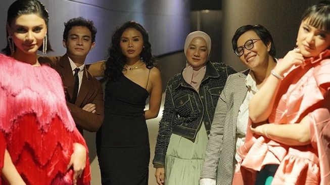 Potret Marshanda di Gala Premiere Gendut Siapa Takut? (Instagram/@marshanda99)