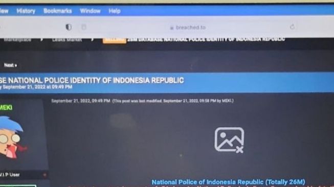 26 Juta Dokumen Bocor Ternyata Data Usang, Mabes Polri: Itu Hoaks, Data Tahun 2016!