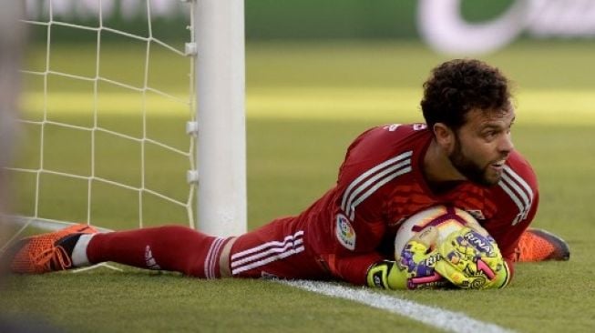 Penjaga gawang Celta Vigo Sergio Alvarez. [AFP]