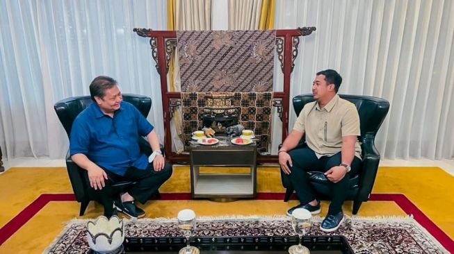 Ade Jona Diskusikan Perekonomian Sumut dengan Airlangga Hartanto