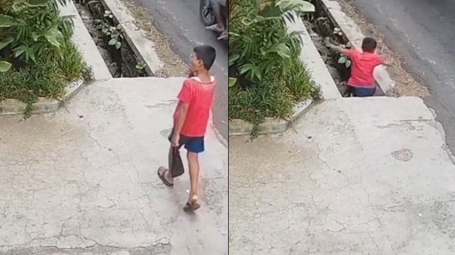 Bocah Ini Tiba-tiba Hilang Saat Jalan Sambil Melamun, Endingnya Kasihan Tapi Bikin Ngakak