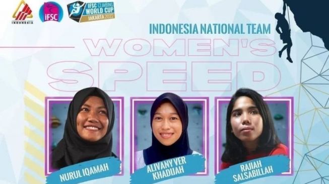 Piala Dunia Panjat Tebing 2022 Jakarta: 5 Atlet Speed Putri Indonesia ke Putaran Final