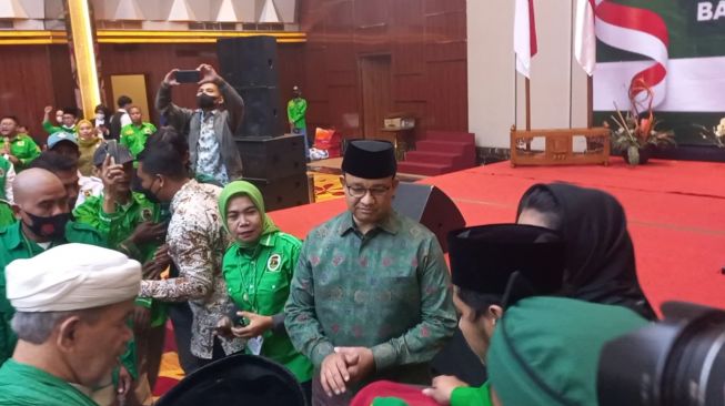 Gubernur Anies Baswedan di acara PPP Jakarta [suara.com/Fakhri]