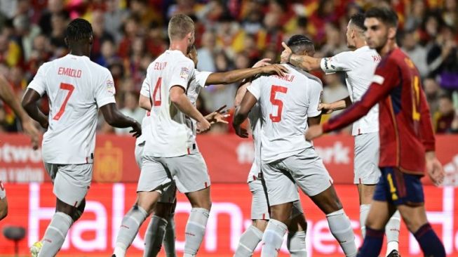 Matador Tumbang Di Kandang, Spanyol Kalah 1-2 Atas Swiss