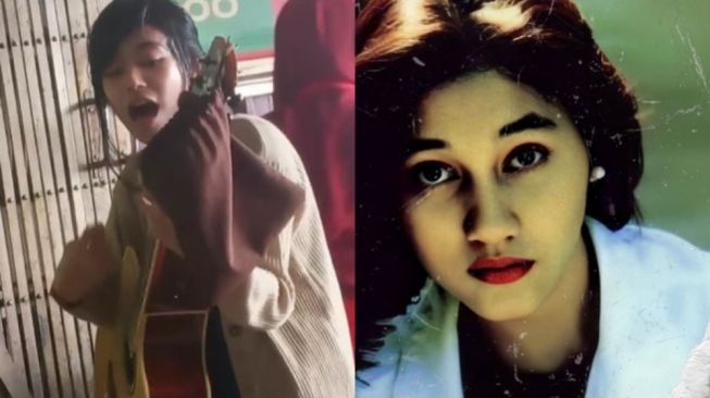 Wanita Pengamen Jalanan Ini Curi Perhatian, Suara Merdunya Disebut Mirip Nike Ardilla