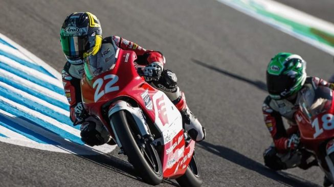 Penampilan Muhammad Diandra Trihardika saat Asia Talent Cup Jepang 2022 (Dok. AHM)