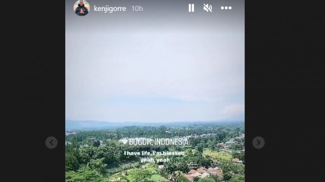 Unggahan akun instagram pemain Curacao Kenji Gorre