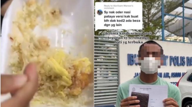 Dikomplain Rasa Tak Enak, Penjual Nasi Goreng Laporkan Pelanggan ke Polisi, Aksinya Banjir Kecaman