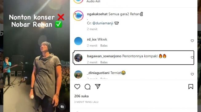 Anji Ajak Penonton Konser Nobar Rehan, Warganet: Anak Cucu Gue Enggak Boleh Tahu