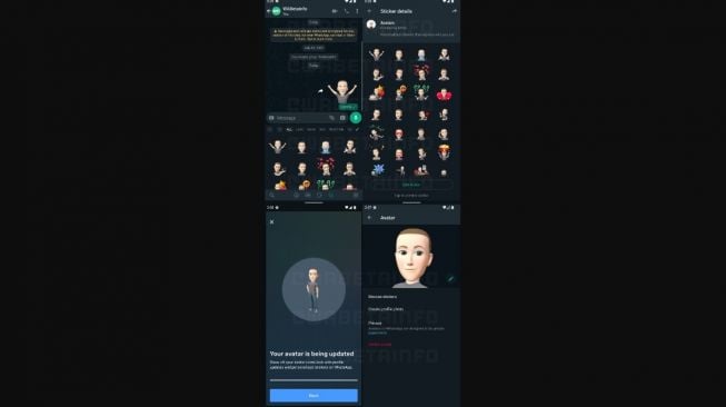 Fitur baru WhatsApp, merubah avatar menjadi stiker. [WABetaInfo]