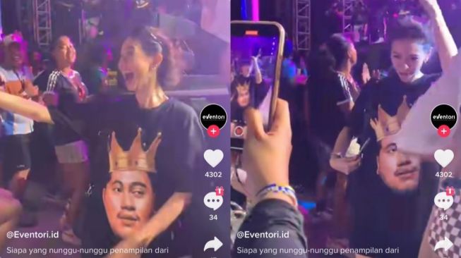 Nonton Konser King Nassar Paling Depan, Warganet Malah Salfok Sama Kaos Yuki Kato