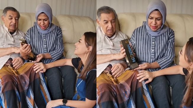 Abaikan Sindiran Nikita Mirzani, Najwa Shihab Tunjukan Piala Penghargaan di Depan Abi dan Mama, Caption-nya Bikin Haru