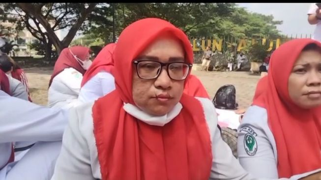 Tenaga Kesehatan di Asahan Aksi Jahit Mulut, Ini Tuntutannya