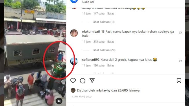 Satpol PP Tabrak Tukang Becak Sampai Bannya Rusak, Warganet Kesal: Ganti Rugi Woy