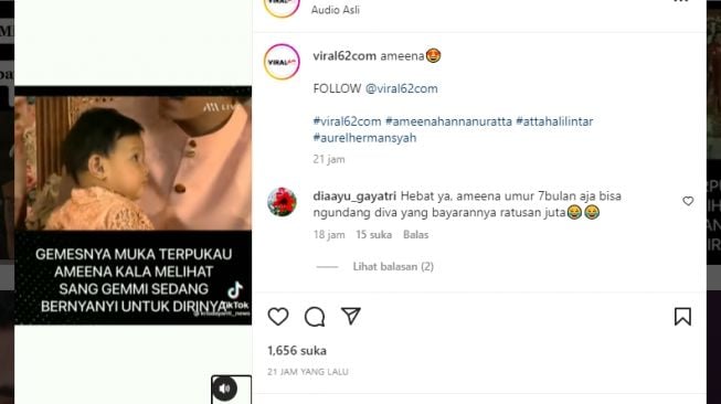 Acara 7 Bulanan Ameena Nur Atta Jadi Sorotan Warganet: Bisa Ngundang Anggota DPR ama Diva