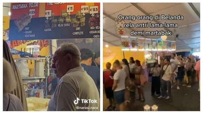 Antrean Mengular, Stand Martabak Indonesia di Belanda Ini Diserbu Para Bule