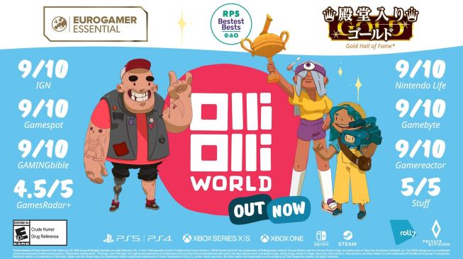 Game OlliOlli World. (Private Division Store)