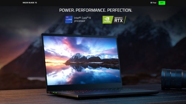 Tampilan Razer Blade 15. (razer.com)