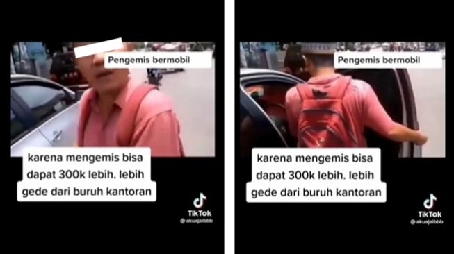 Geger Video Pengemis Terciduk Naik Mobil Mewah Usai 'Dinas', Langsung Ngamuk Saat Ditegur