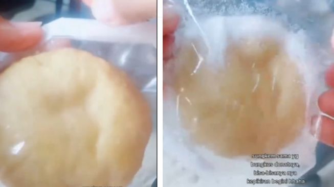 Potret donat dengan packaging unik. (Instagram/@paguyonan)