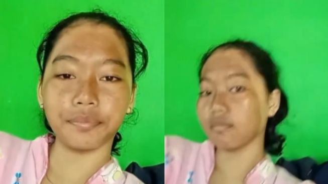 Cewek Ini Tunjukkan Wajah saat Ikut Paskibra, Warganet: Gua Kira Maskeran